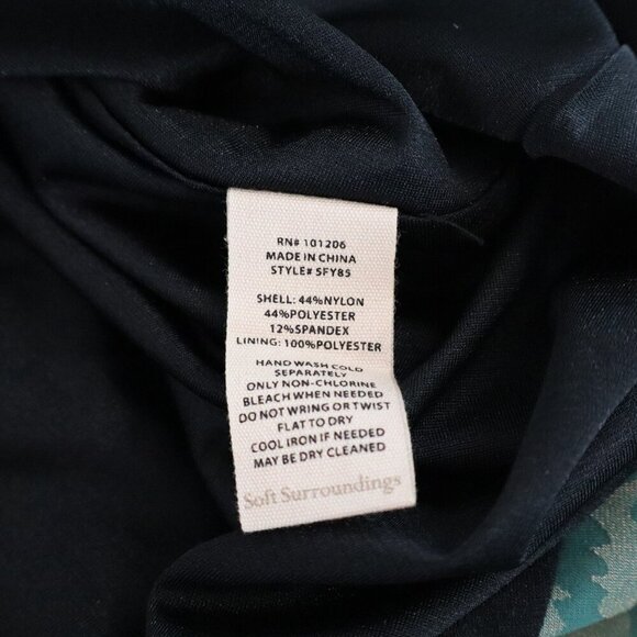 Soft Surroundings Womens Shae Midi Dress Velvet Burnout Animal Print Size 3X NWT - Picture 7 of 11